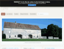 Tablet Screenshot of abbaye-aumone.fr